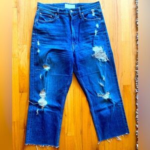 Mother Distressed Denim